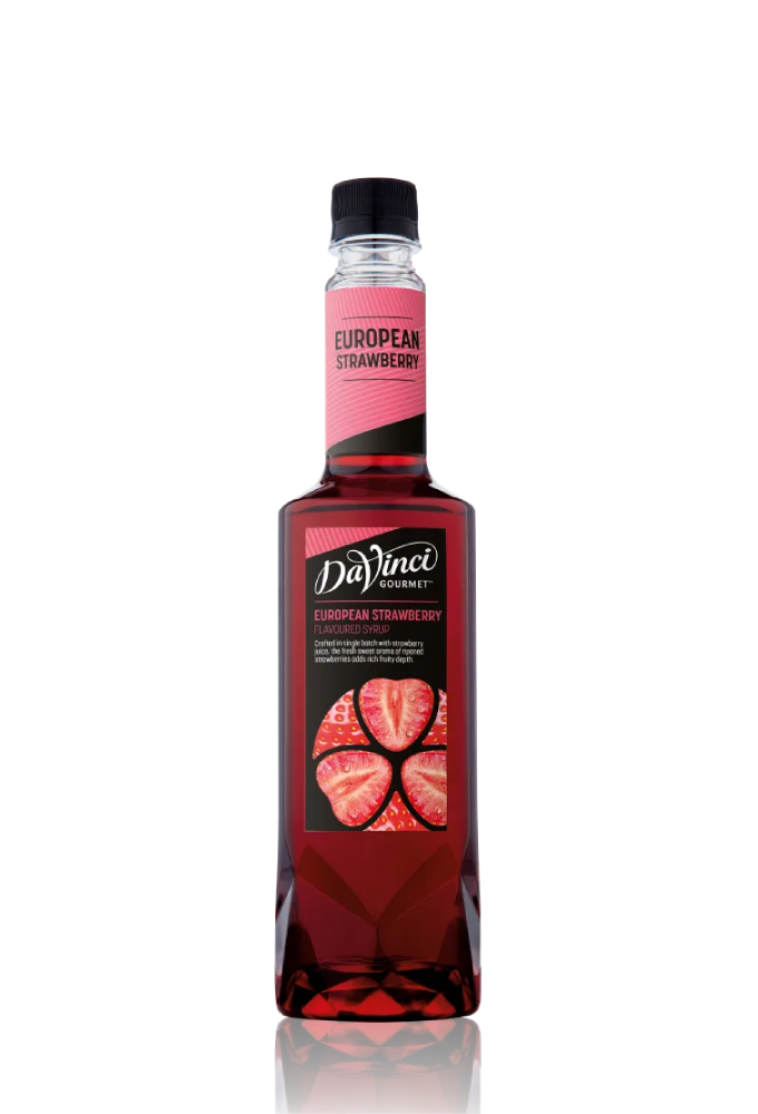 Syrup European Strawberry Davinci 750ml - Pha chế XANH - XANH cho sức khoẻ ! Syrup European Strawberry Davinci 750ml