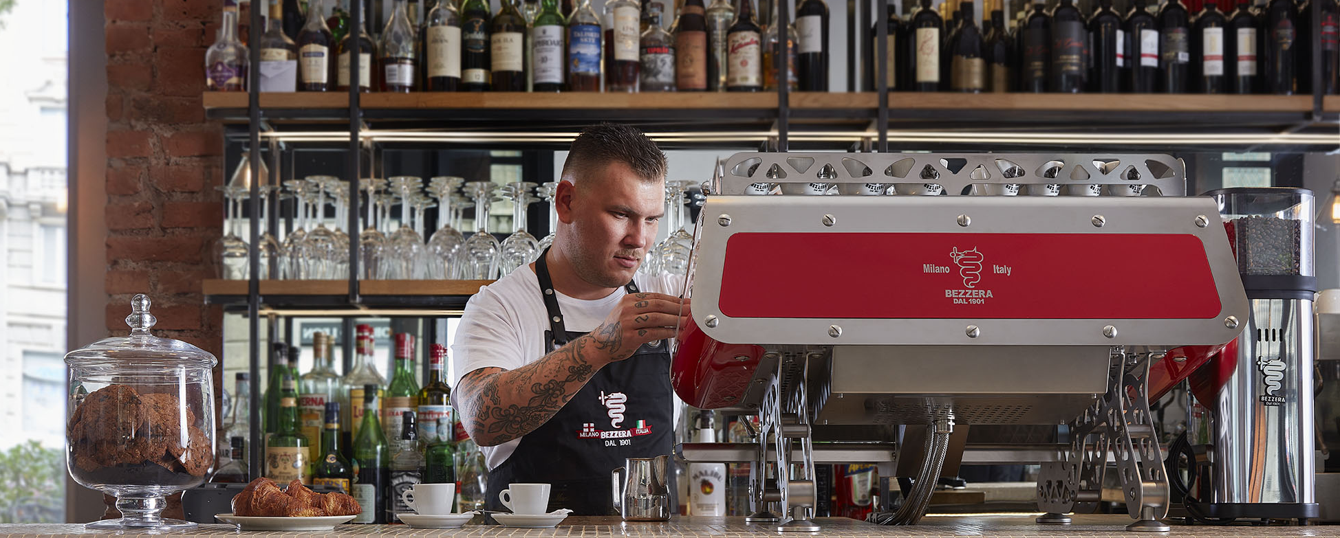 banner coffe machine bezzera