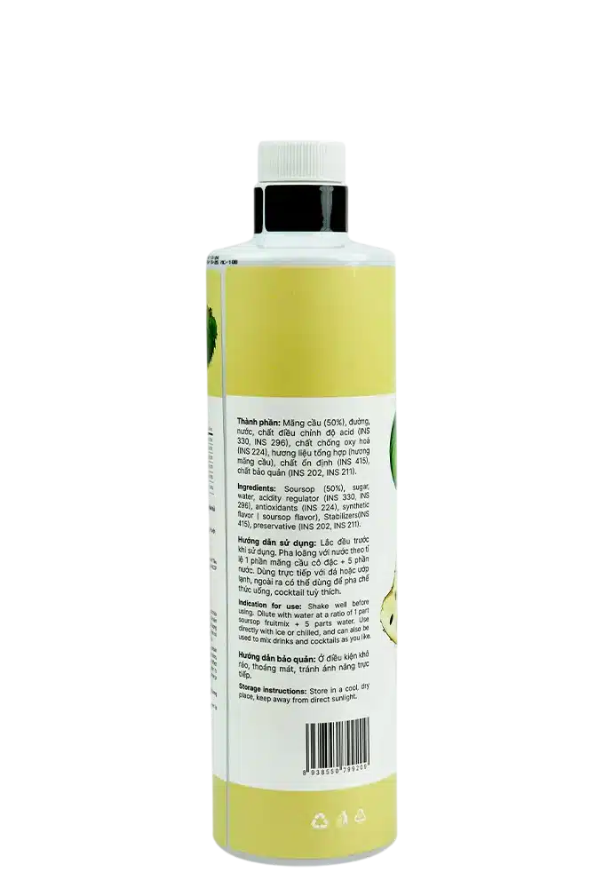 Mứt Mãng cầu xiêm Aumis 1000ml - Pha chế XANH - XANH cho sức khoẻ ! Mứt Mãng cầu xiêm Aumis 1000ml - Ảnh 3