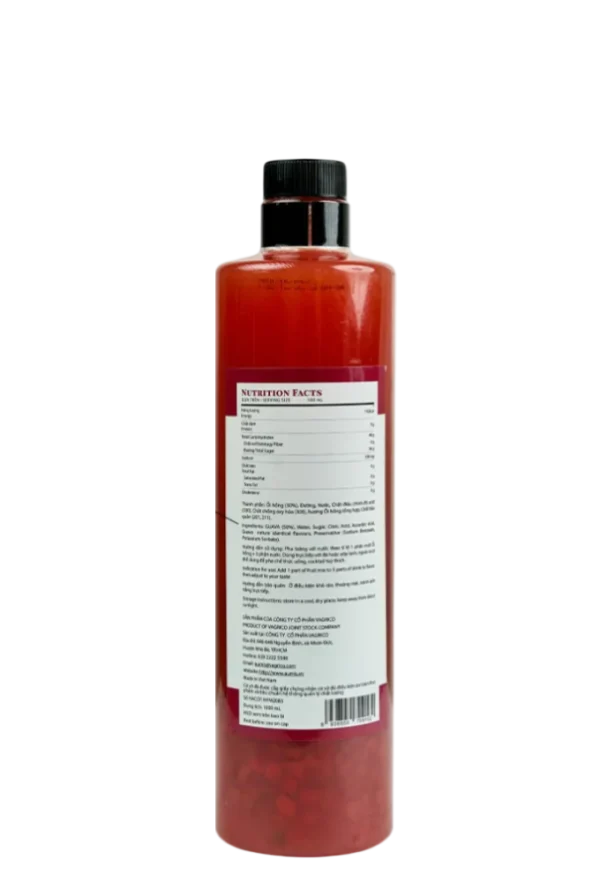 Mứt Ổi hồng cô đặc Aumis 1000ml - Pha chế XANH - XANH cho sức khoẻ ! Mut Oi Hong Aumis 1